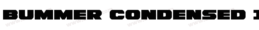 Bummer Condensed Ita字体转换